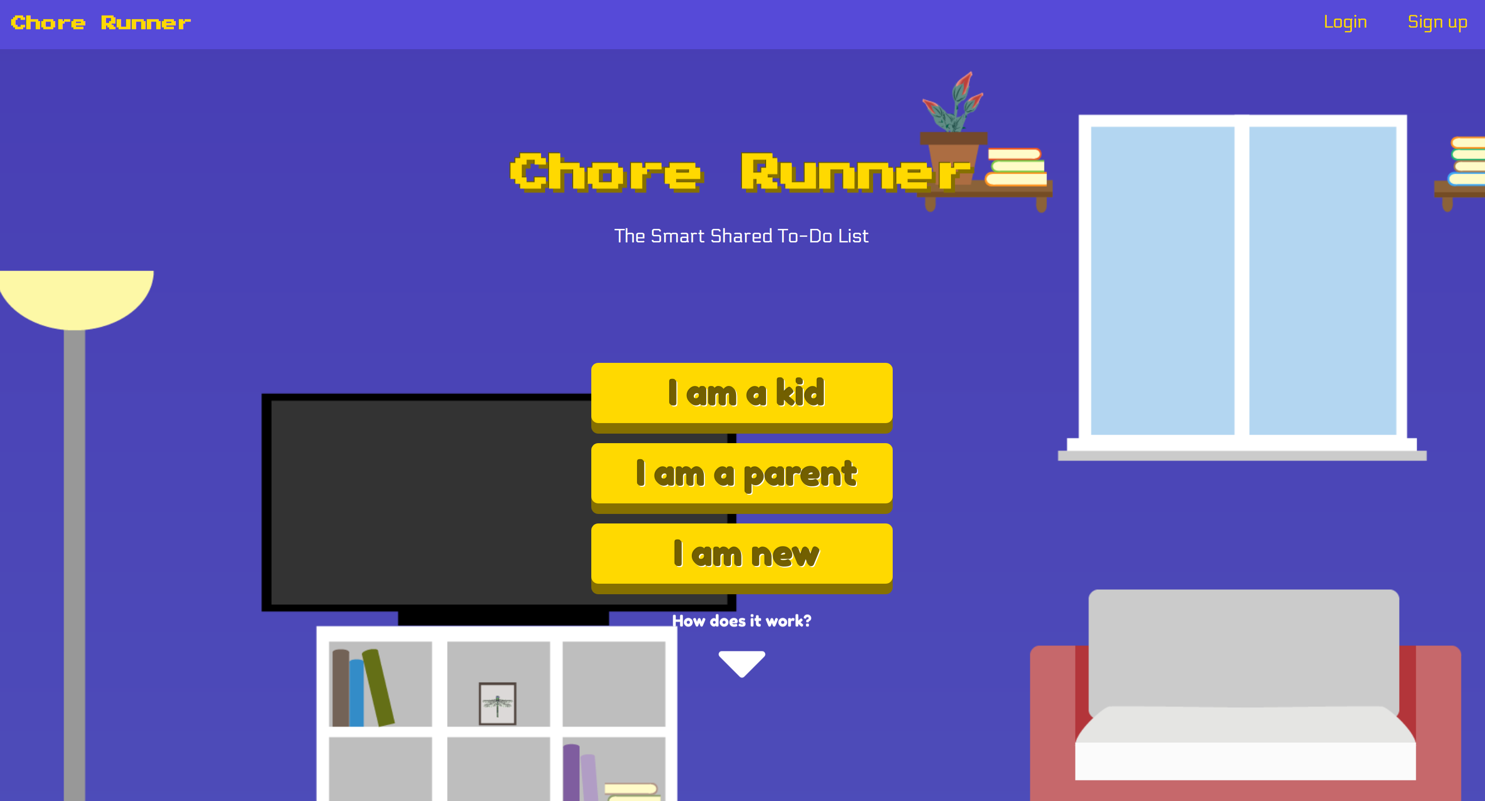 Chorerunner application screenshot